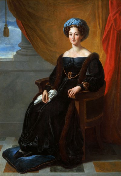 Porträt von Klementyna Ostrowska geb. Sanguszko von Vincenzo Camuccini